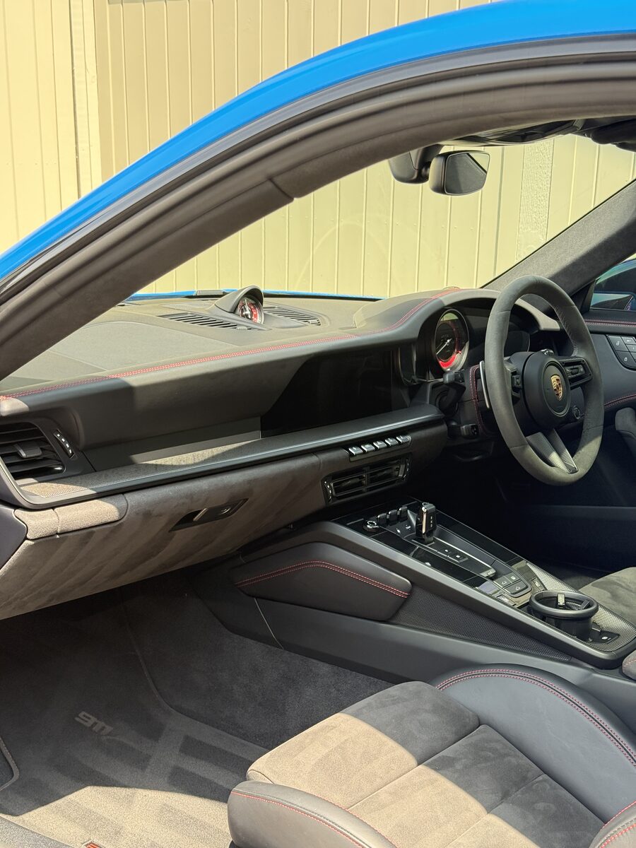Porsche 911 interior cleaned and detailed by LS Detailing